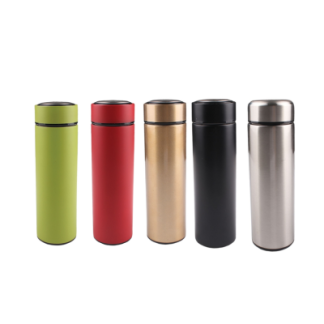 2 BSGIFTS 304 Stainless Steel Thermos Flask 450ml with Ribbon Box