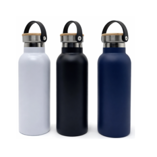 2 BSGIFTS 304 Stainless Steel Vacuum Flask With Bamboo Cover 500ml – 22.5 (H) x 7.5(W)