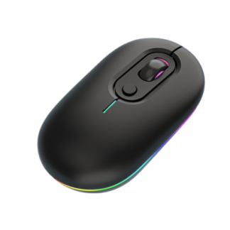 2 BSGIFTS ABS Dual Mode Wireless Mouse with Color Night Light – 8.5cm x 5.9cm x 2.4cm