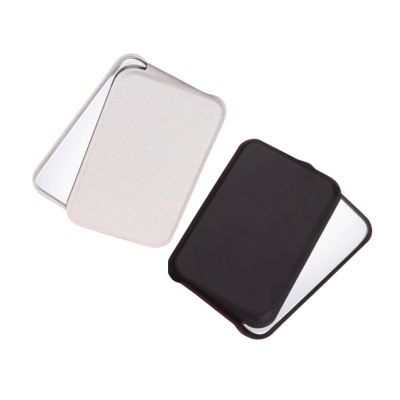 2 BSGIFTS PU Mini Foldable Mirror - 10.5 x 6.8 x 0.5cm