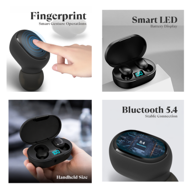 3(1) BSGIFTS ABS True Wireless 4K Stereo Earphone - 6.2 x 4 x 2.8cm