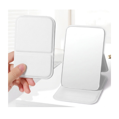 3(1) BSGIFTS PU Mini Foldable Mirror - 10.5 x 6.8 x 0.5cm