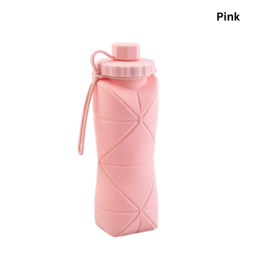 4(1) BSGIFTS Collapsible Foldable Silicon Sport Bottle – 600ml