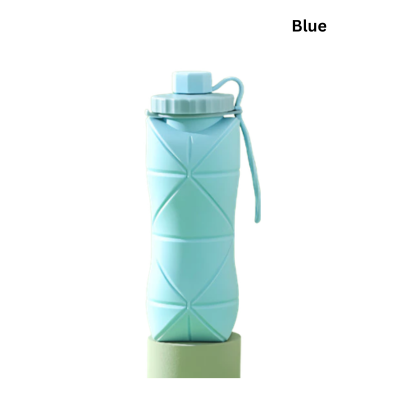 4(2) BSGIFTS Collapsible Foldable Silicon Sport Bottle – 600ml