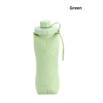 4(3) BSGIFTS Collapsible Foldable Silicon Sport Bottle – 600ml