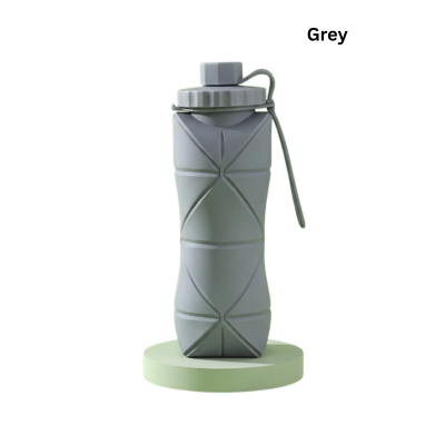 4(4) BSGIFTS Collapsible Foldable Silicon Sport Bottle – 600ml