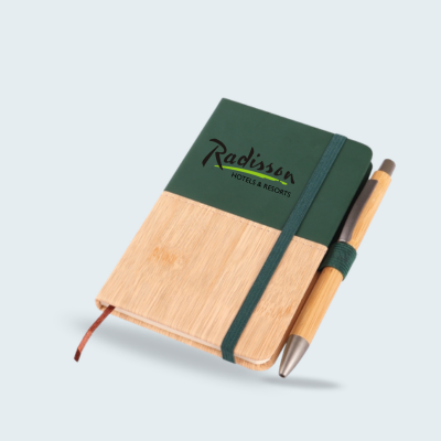 1 BSGIFTS Dual-Tone Eco Notebook Set - 14cm (H) x 8cm (L)