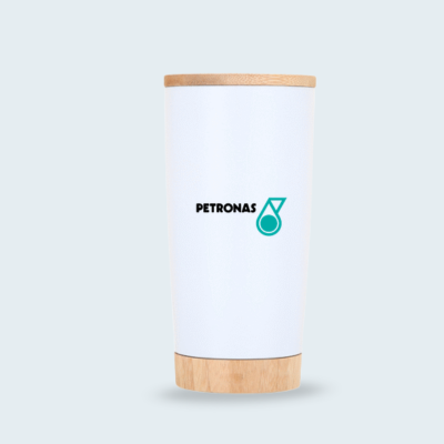 1 BSGIFTS Stainless Steel 304 with Bamboo Mug 600ml