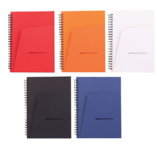 2 BSGIFTS A5 Executive Pocket Twin-Wire Notebook