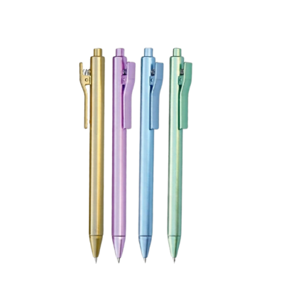 2 BSGIFTS Pocket Clip Design Plastic Pen - 14 cm (L) × 1 cm (D)