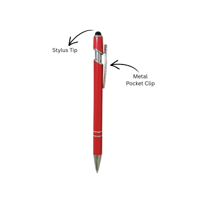 3(1) BSGIFTS Metal Stylus Ballpoint Pen