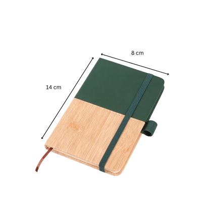 3(2) BSGIFTS Dual-Tone Eco Notebook Set - 14cm (H) x 8cm (L)