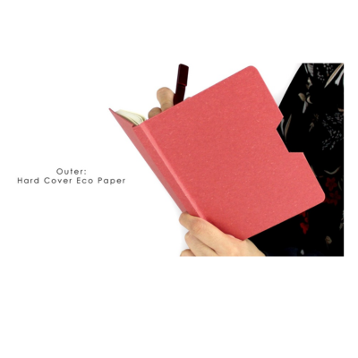 3(2) BSGIFTS Eco paper Hardcover Notebook - 12.7(L) x 1.1(W) x 17cm (H)