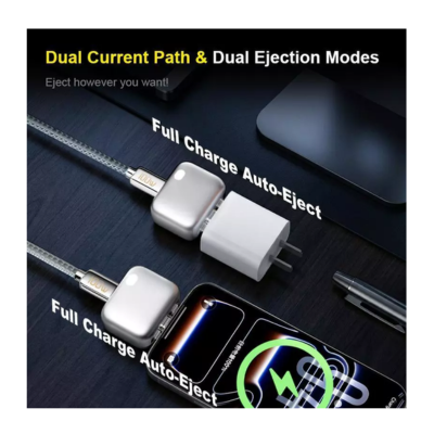 3(3) BSGIFTS 14W Smart Auto High-Speed Fast Charging Cut-Off Adapter