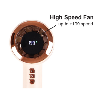 3(3) BSGIFTS ABS Portable Rechargeable Fan - Approx. 16 (L) x 6 cm (W )
