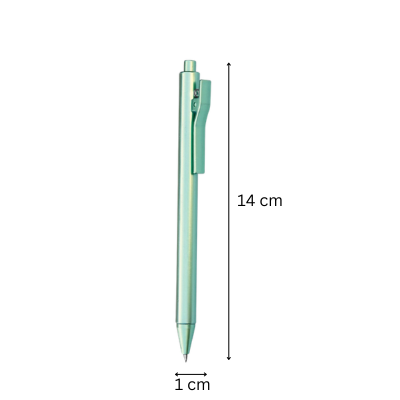 3(3) BSGIFTS Pocket Clip Design Plastic Pen - 14 cm (L) × 1 cm (D)