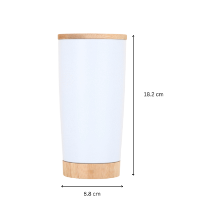 3(3) BSGIFTS Stainless Steel 304 with Bamboo Mug 600ml