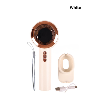 4(2) BSGIFTS ABS Portable Rechargeable Fan - Approx. 16 (L) x 6 cm (W )