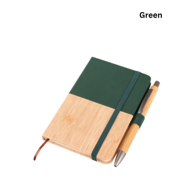 4(2) BSGIFTS Dual-Tone Eco Notebook Set - 14cm (H) x 8cm (L)