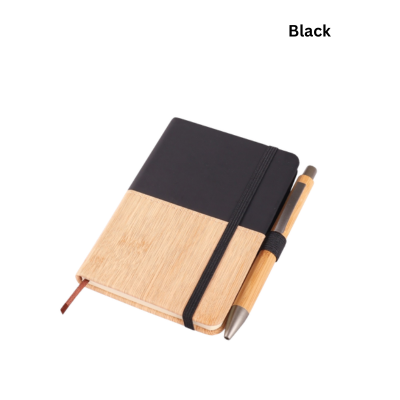 4(3) BSGIFTS Dual-Tone Eco Notebook Set - 14cm (H) x 8cm (L)