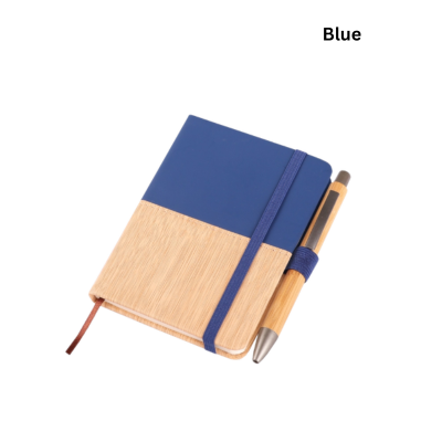 4(4) BSGIFTS Dual-Tone Eco Notebook Set - 14cm (H) x 8cm (L)