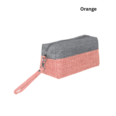 4(4) BSGIFTS Two-Tone Nylon Multipurpose Pouch - 12(H) x 24(L) x 10cm(W)