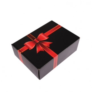 2 BSGIFTS Paper Gift Presentation Box – 10cm (H) x 30cm (L) x 22cm (W)