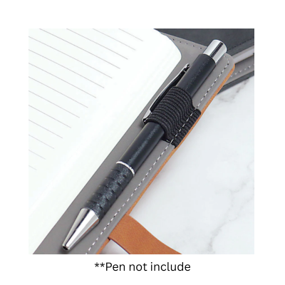 3(3) BSGIFTS A5 PU Leather Wire O Planner with Pendrive on the flap