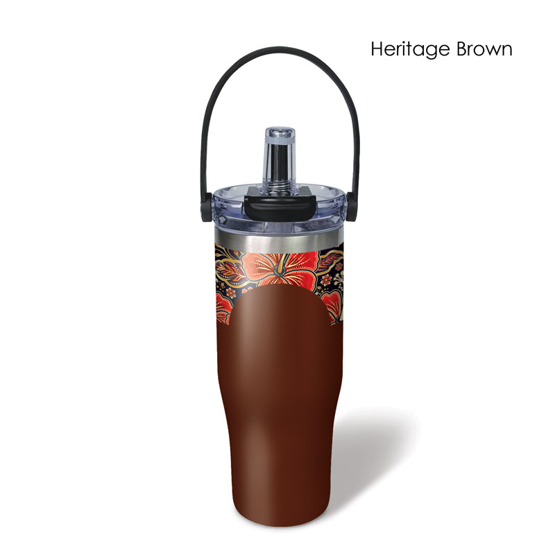 BS00008_Malaya-Hibiscus_Sport-Flask_Heritage-Brown