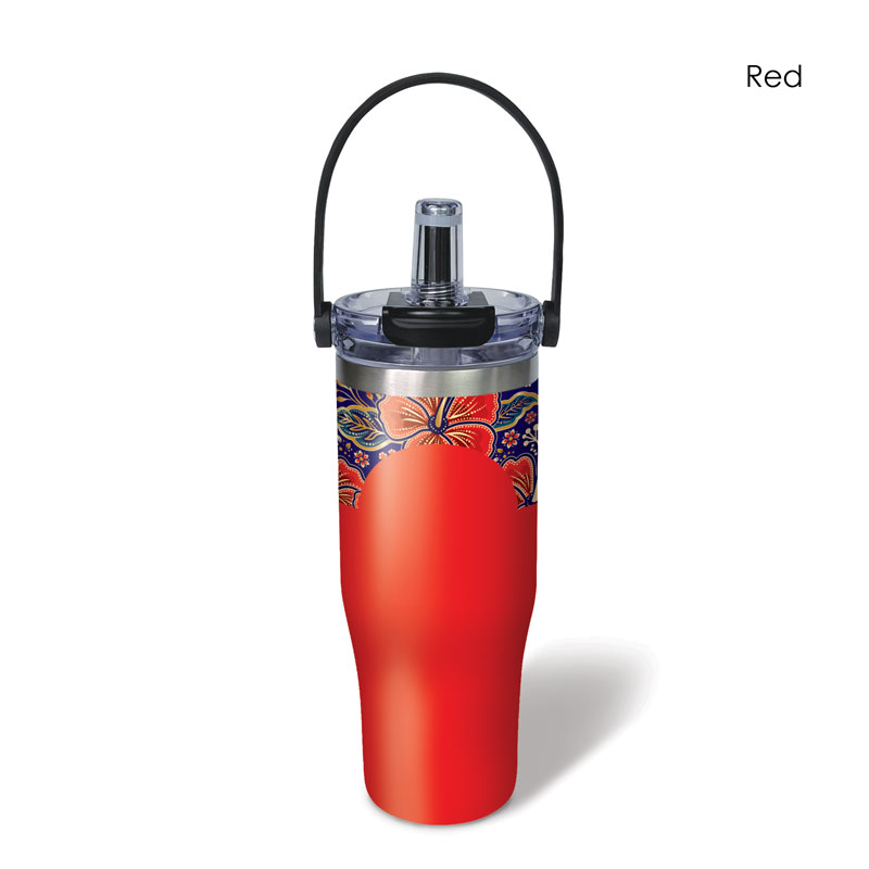 BS00008_Malaya-Hibiscus_Sport-Flask_Red