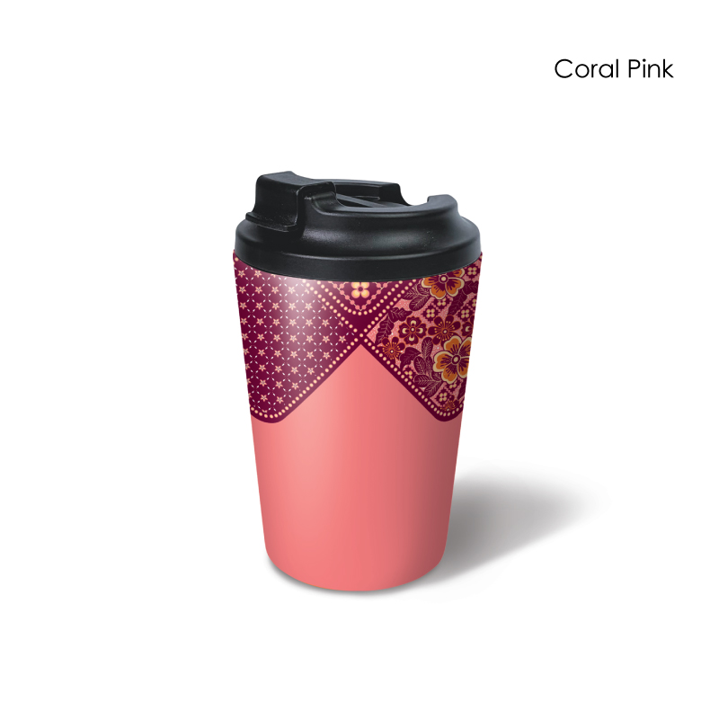 BS00044_Batik-Harmony_Coffee-Tumbler_Coral-pink