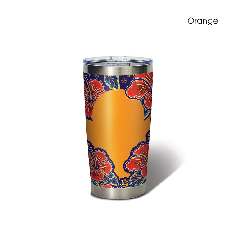 BS00045_Malaya Hibiscus_Classic Tumbler_Orange