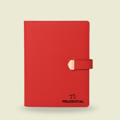 1 BSGIFTS A5 Elegant PU Leather Executive Planner Organizer with Wire-O