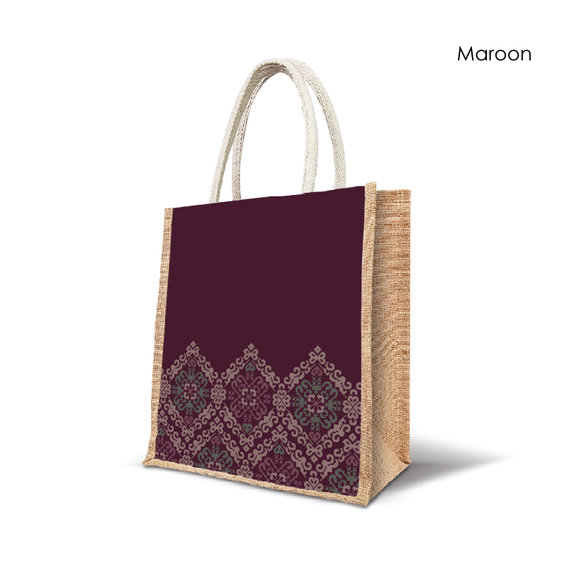 25049_Songket-Lestari_Jute-Bag_H30cm-x-L25cm-x-D15cm_Maroon
