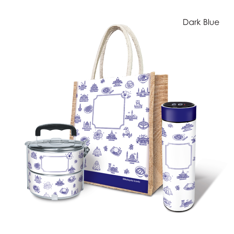 29104_3in1-Gift-Set_Jute-BagH30cm-LED-Flask-Tiffin_Malaysia-Iconic_Dark-Blue