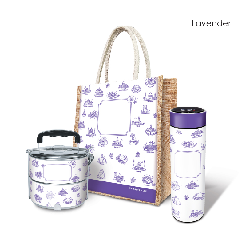 29104_3in1-Gift-Set_Jute-BagH30cm-LED-Flask-Tiffin_Malaysia-Iconic_Lavender