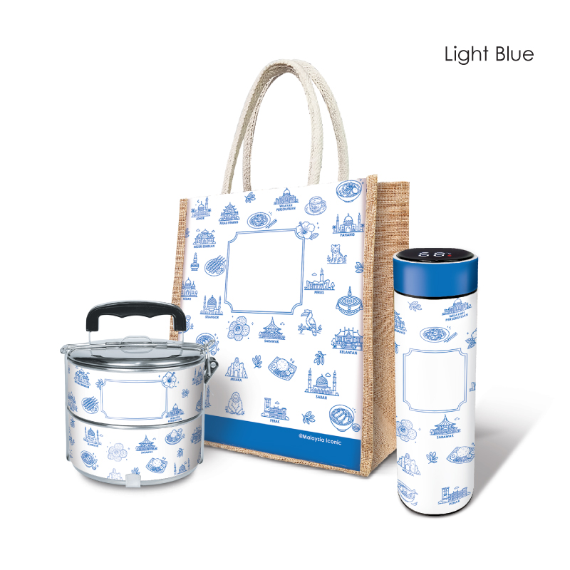 29104_3in1-Gift-Set_Jute-BagH30cm-LED-Flask-Tiffin_Malaysia-Iconic_Light-Blue