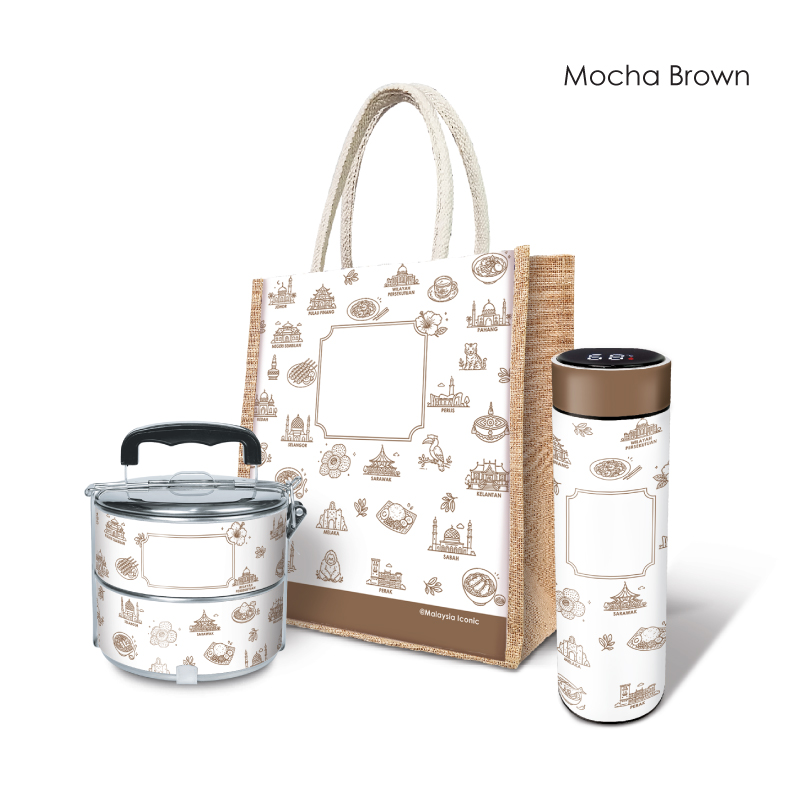29104_3in1-Gift-Set_Jute-BagH30cm-LED-Flask-Tiffin_Malaysia-Iconic_Mocha-Brown