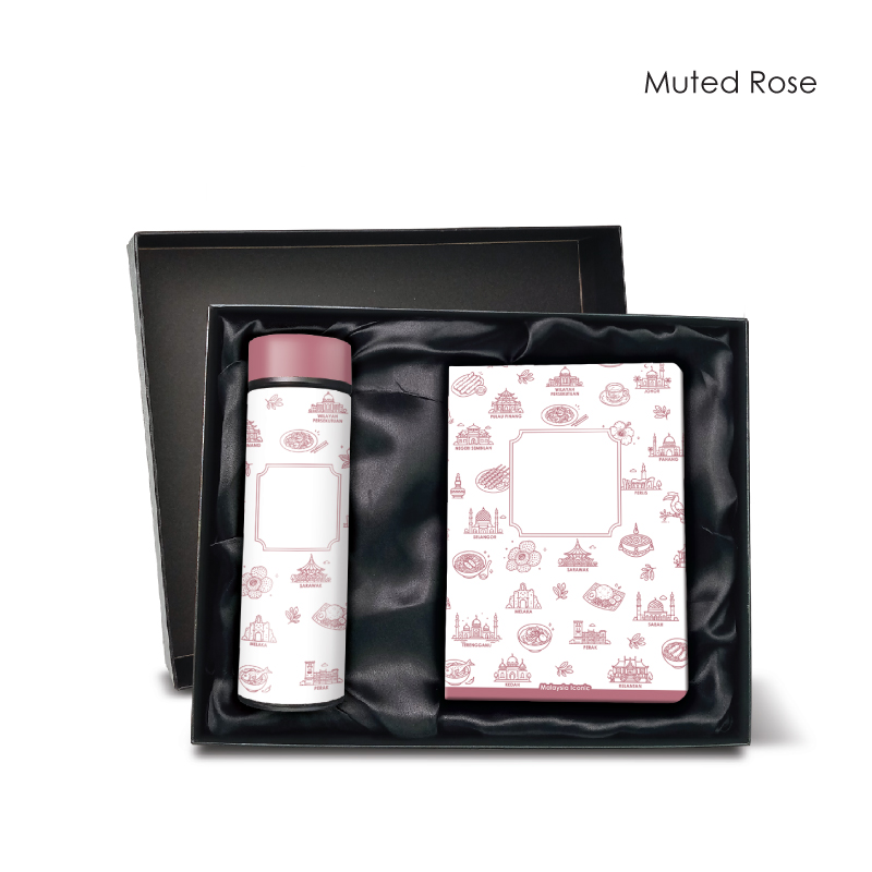 29105_2in1-Gift-Set_Notebook-n-Flask_Msia-Iconic_Muted-Rose