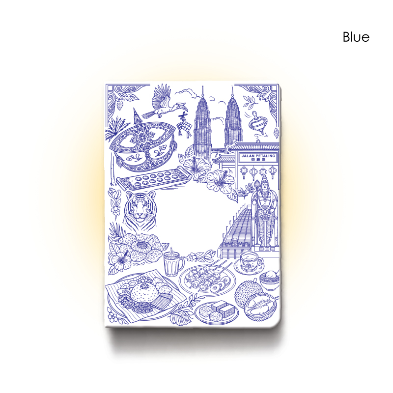 30085_A5-Hardcover-Notebook_Msia-Culture-Line_Blue