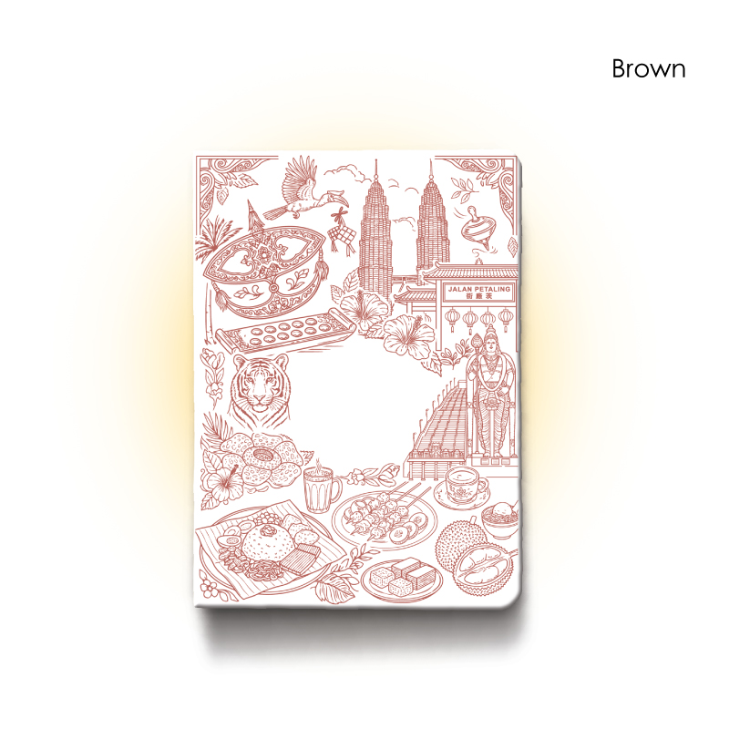 30085_A5-Hardcover-Notebook_Msia-Culture-Line_Brown