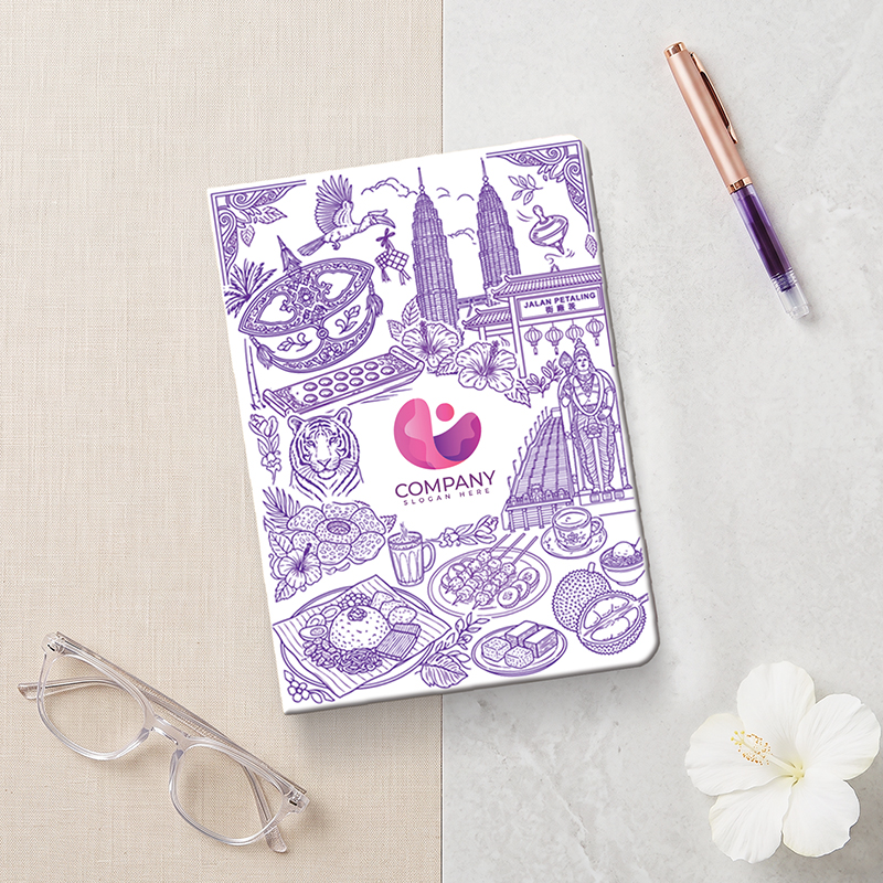 30085_A5 Hardcover Notebook_Msia Culture Line_Main