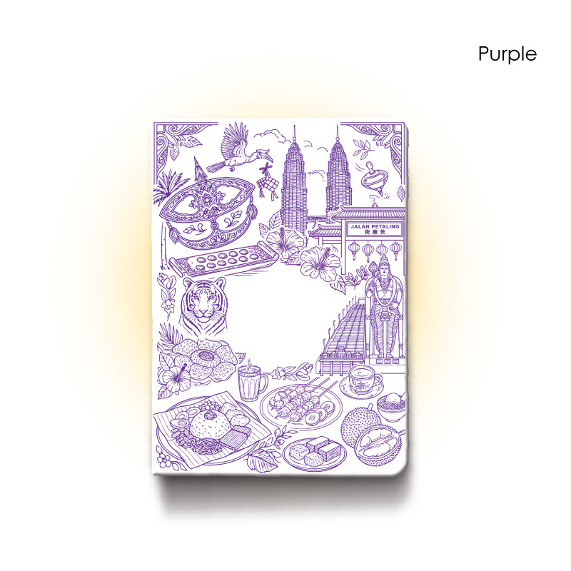 30085_A5-Hardcover-Notebook_Msia-Culture-Line_Purple