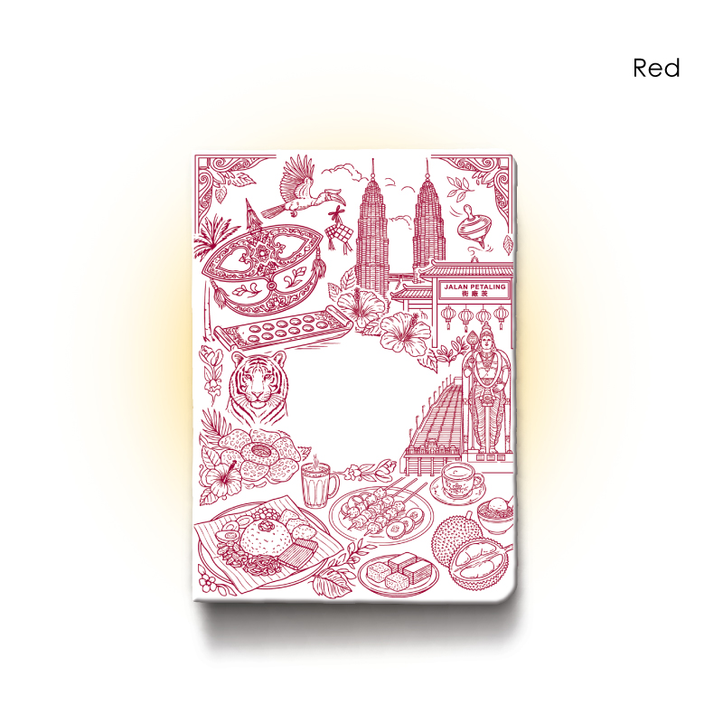 30085_A5-Hardcover-Notebook_Msia-Culture-Line_Red