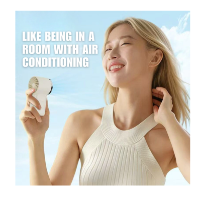 3(2) BSGIFTS ABS Mini Portable Handheld Fan USB Rechargeable