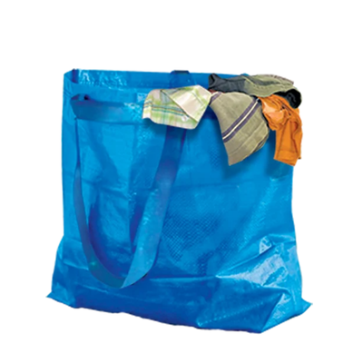 3(2) BSGIFTS Polypropylene Large Laundry Bags with 2 Handles