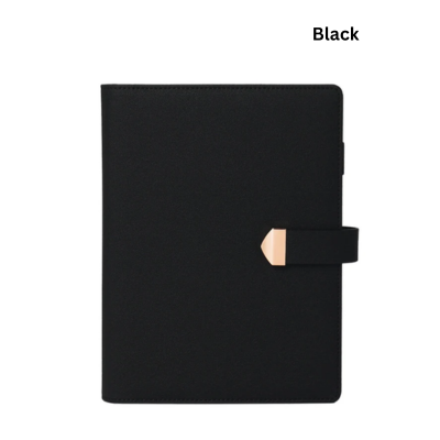 4(1) BSGIFTS A5 Elegant PU Leather Executive Planner Organizer with Wire-O