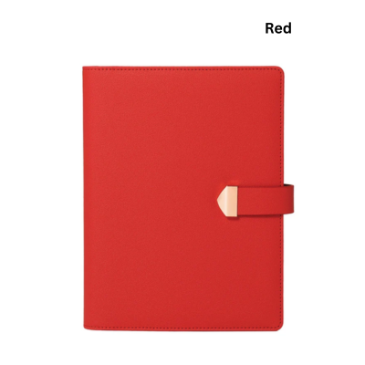 4(4) BSGIFTS A5 Elegant PU Leather Executive Planner Organizer with Wire-O