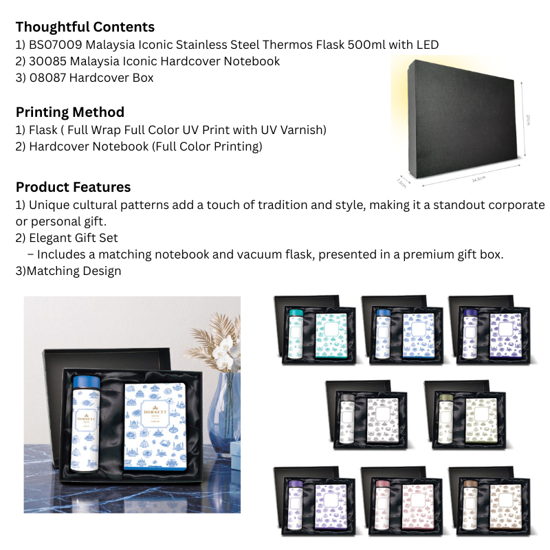 BS29105 Malaysia Iconic 2 in 1 Gifts Set-Custom Made