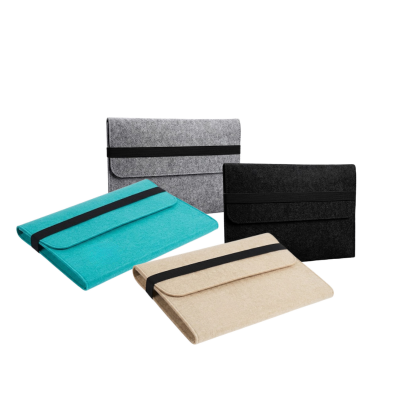 2 BSGIFTS A4 Felt Document Folder with Mouse Pad Back
